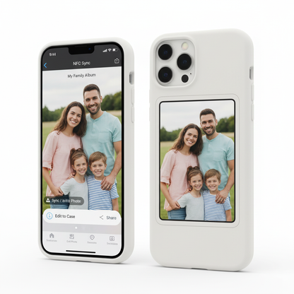 App NFC avec photo de famille synchronisée